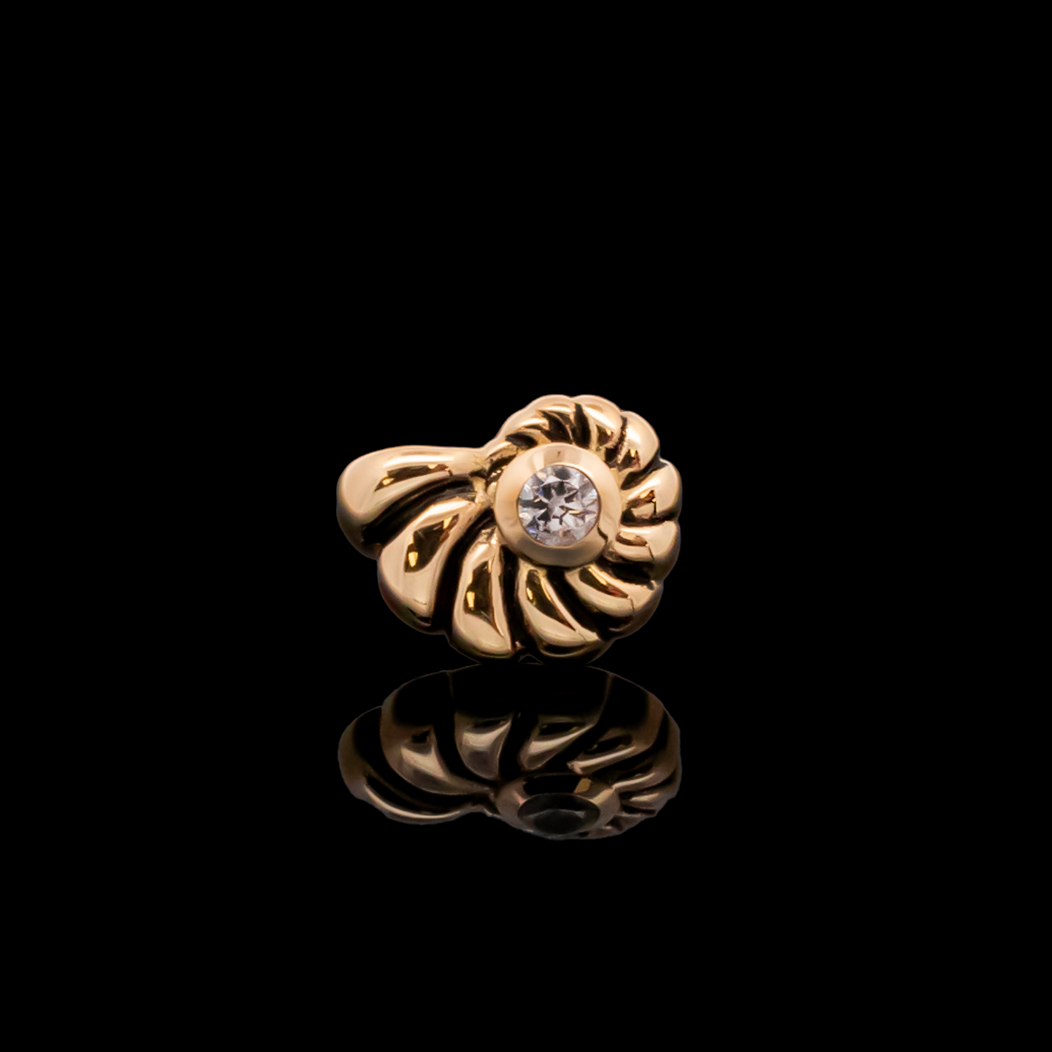Riviera - 18kt Gold Threadless End