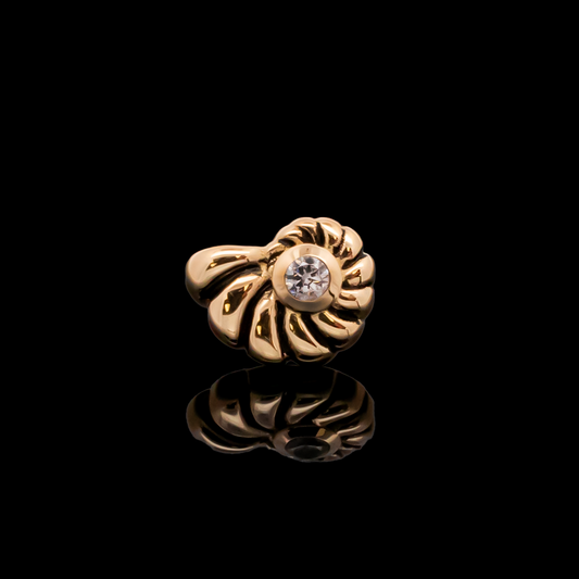 Riviera - 18kt Gold Threadless End