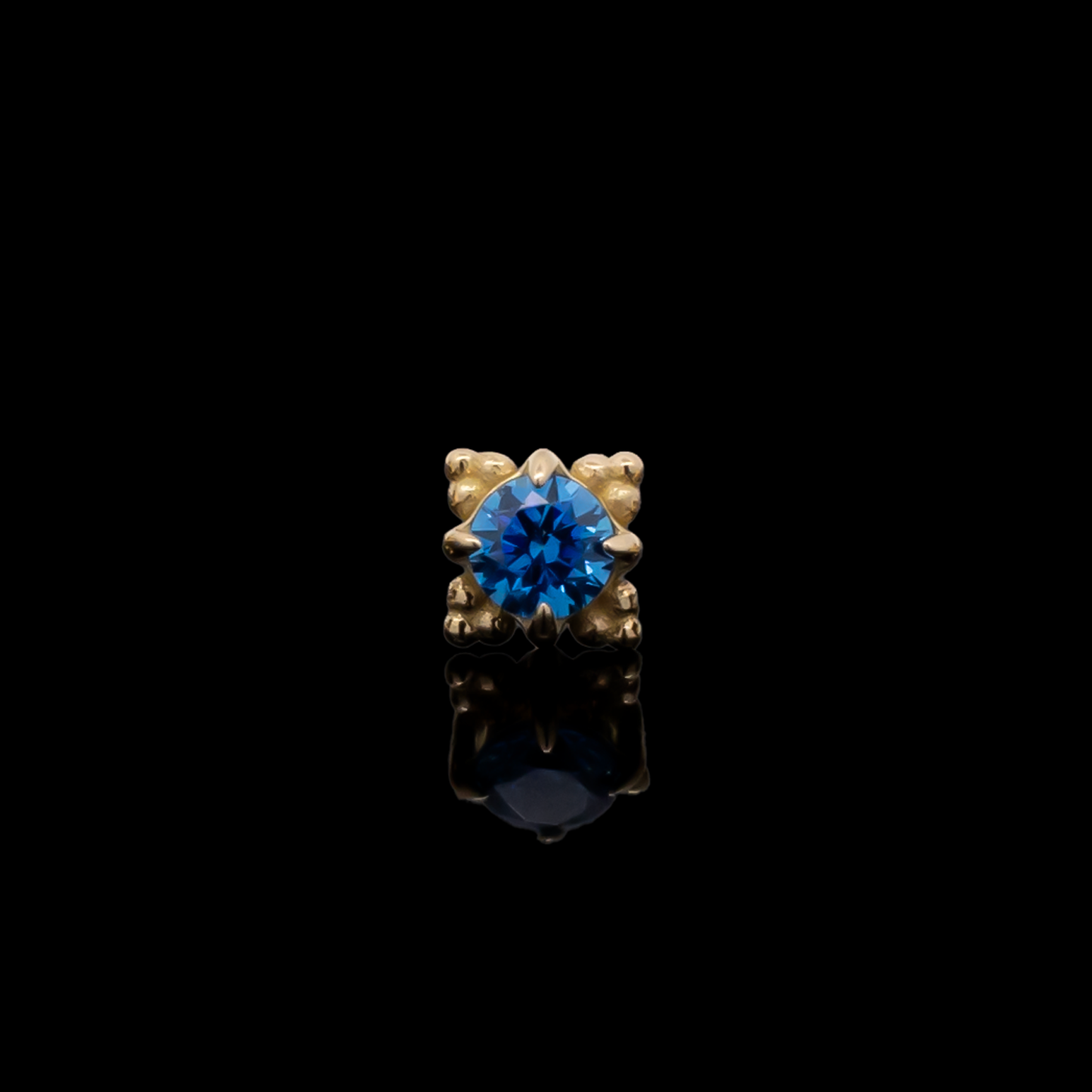Wren - 18kt Gold Threadless End