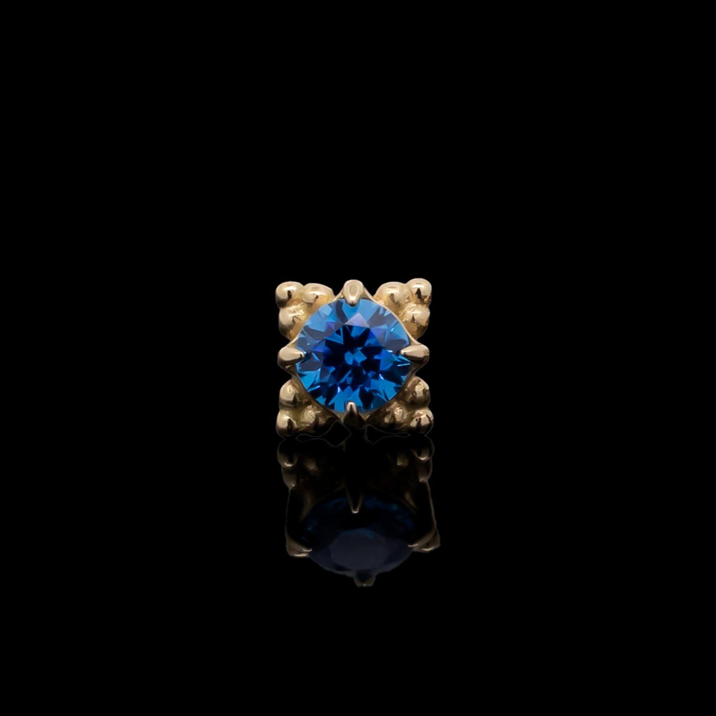 Wren - 18kt Gold Threadless End