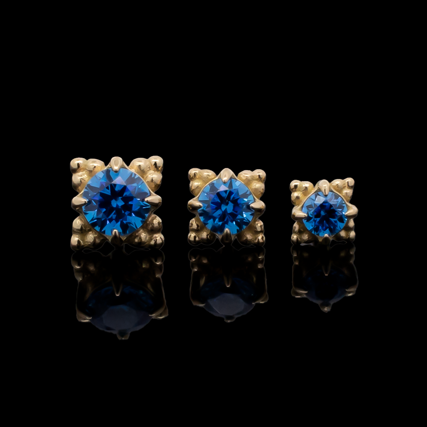 Wren - 18kt Gold Threadless End