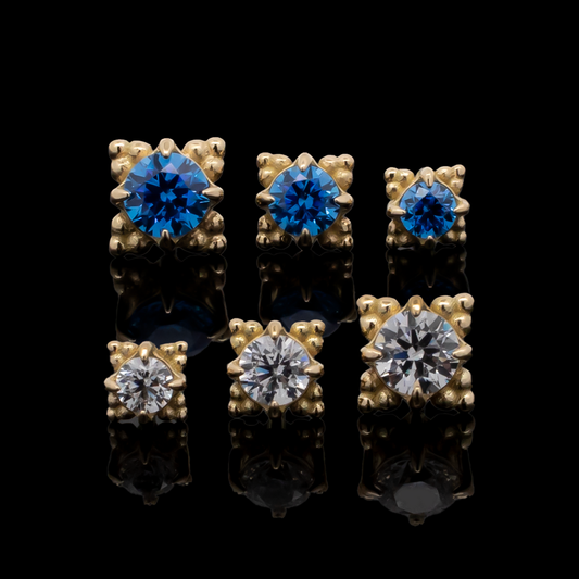 Wren - 18kt Gold Threadless End