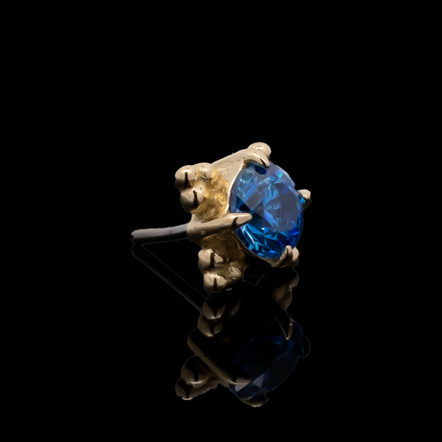Wren - 18kt Gold Threadless End