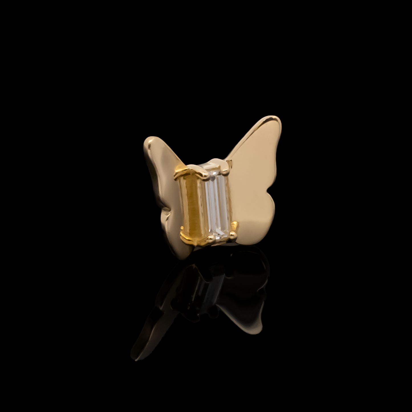 Mariposa - 18kt Gold Threadless End