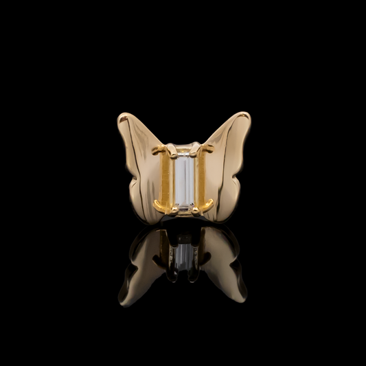 Mariposa - 18kt Gold Threadless End