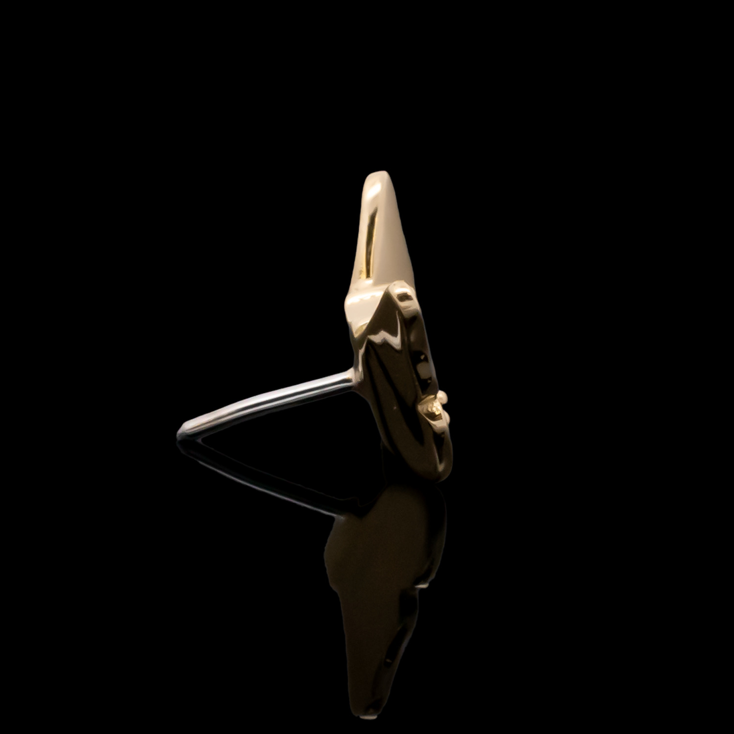 Mariposa - 18kt Gold Threadless End