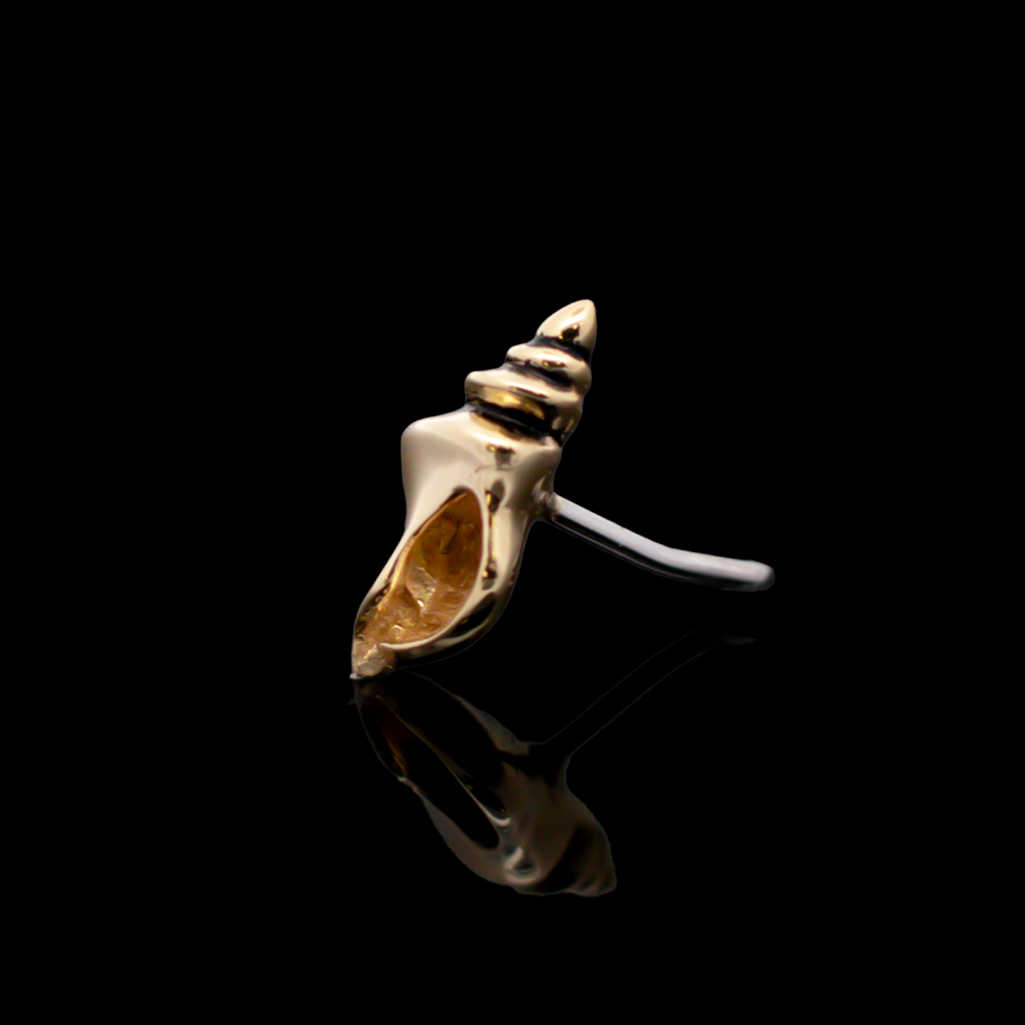 Vela - 18kt Gold Threadless End