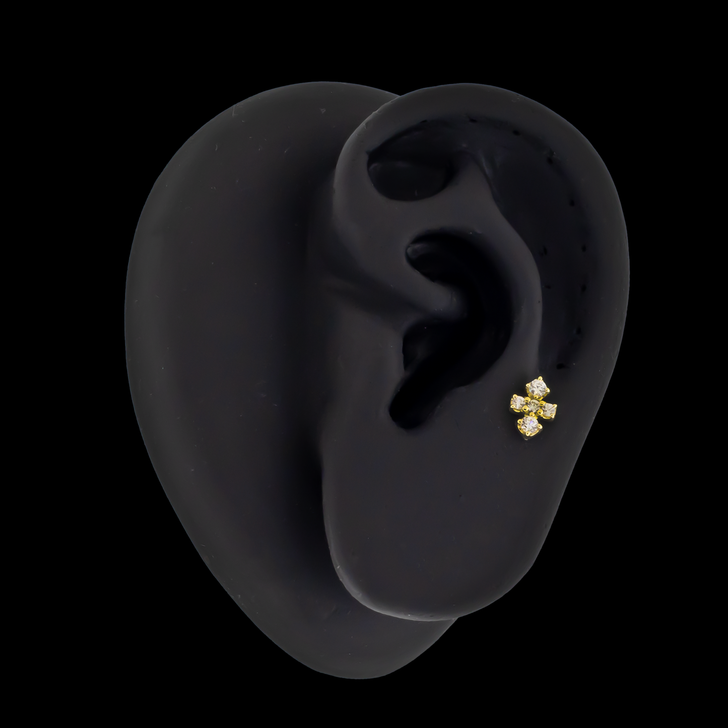 Finley - 18kt Gold Threadless End - Pierced Addiction