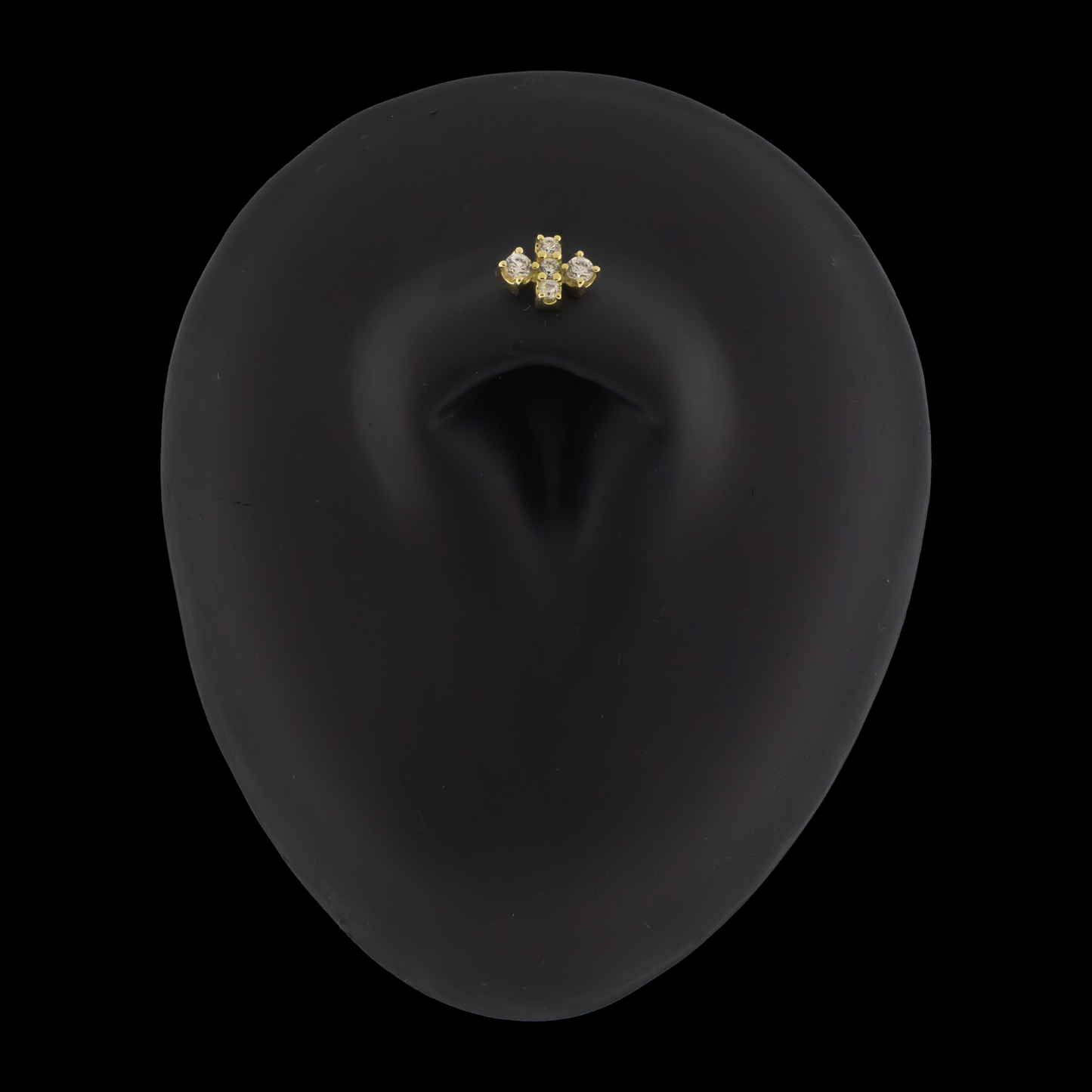 Finley - 18kt Gold Threadless End - Pierced Addiction