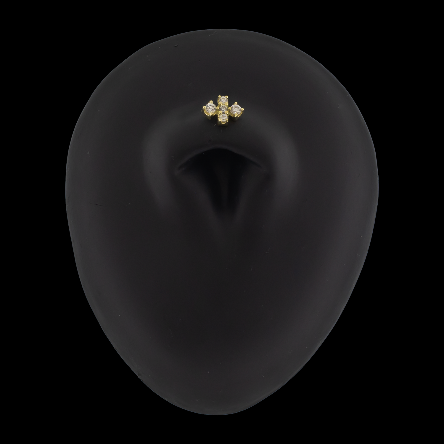 Finley - 18kt Gold Threadless End - Pierced Addiction