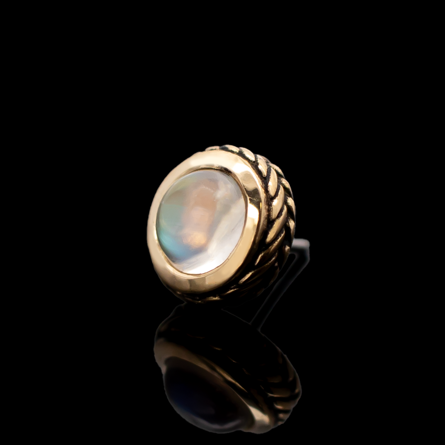 Laurel - 18kt Gold Threadless End