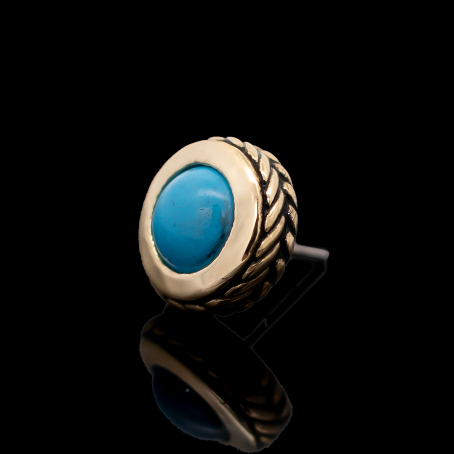 Laurel - 18kt Gold Threadless End