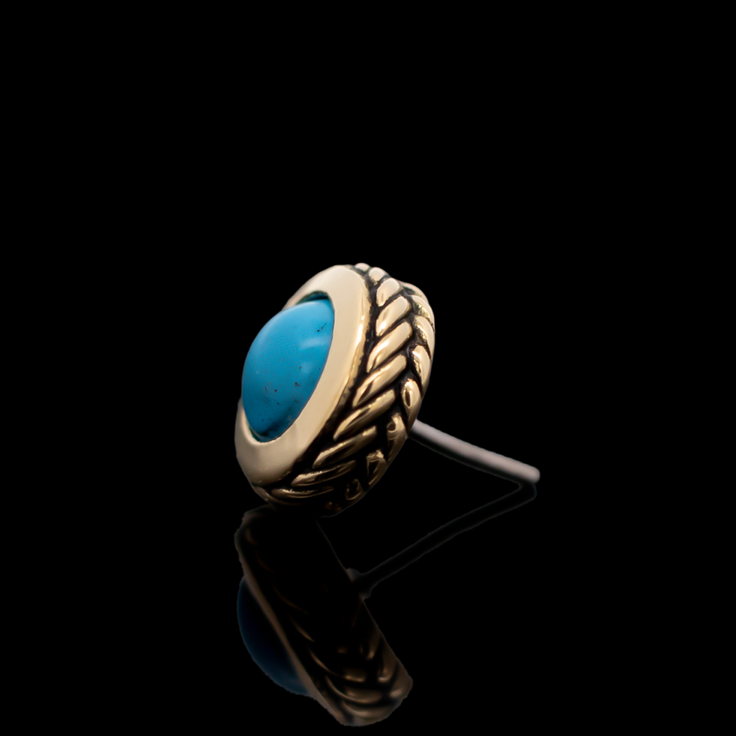 Laurel - 18kt Gold Threadless End