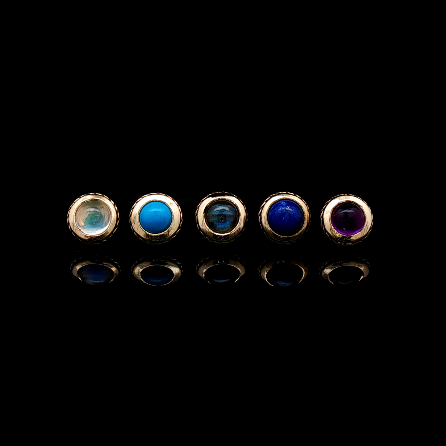 Laurel - 18kt Gold Threadless End