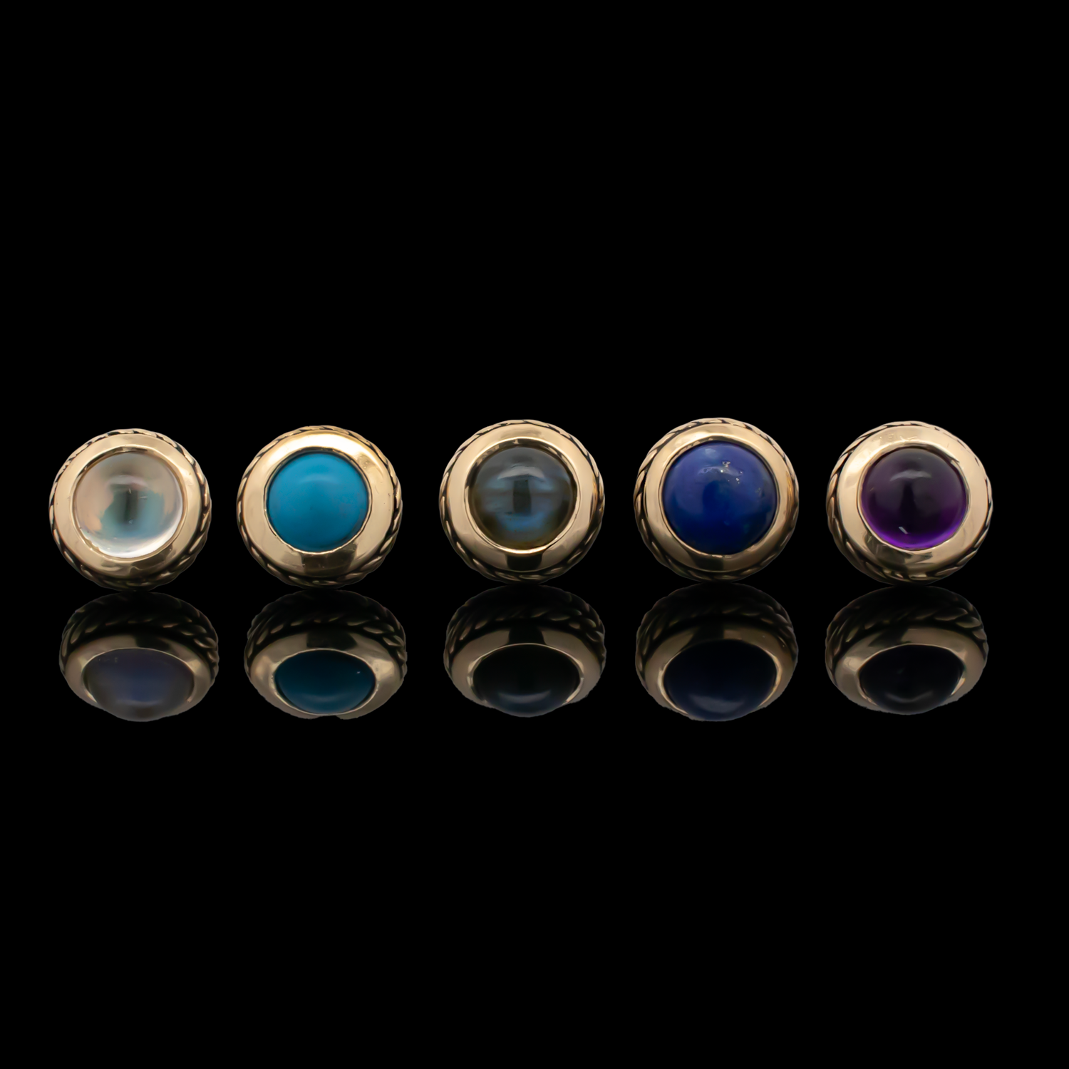 Laurel - 18kt Gold Threadless End