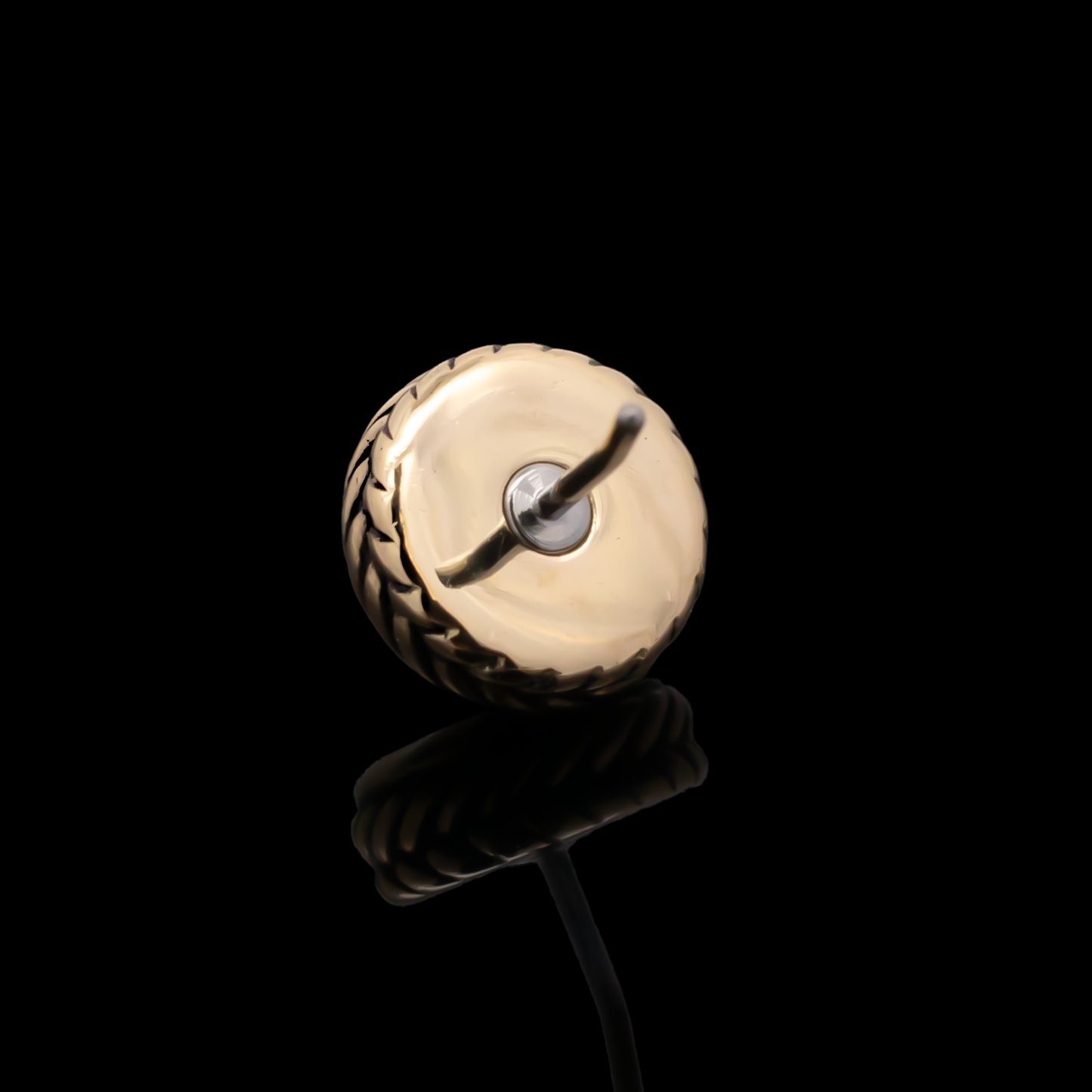 Laurel - 18kt Gold Threadless End