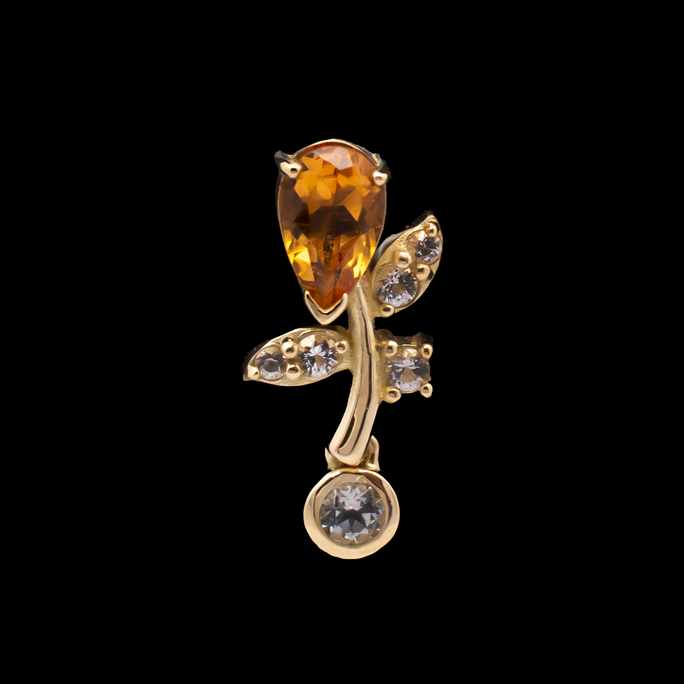 Hazel - 18kt Gold Threadless End