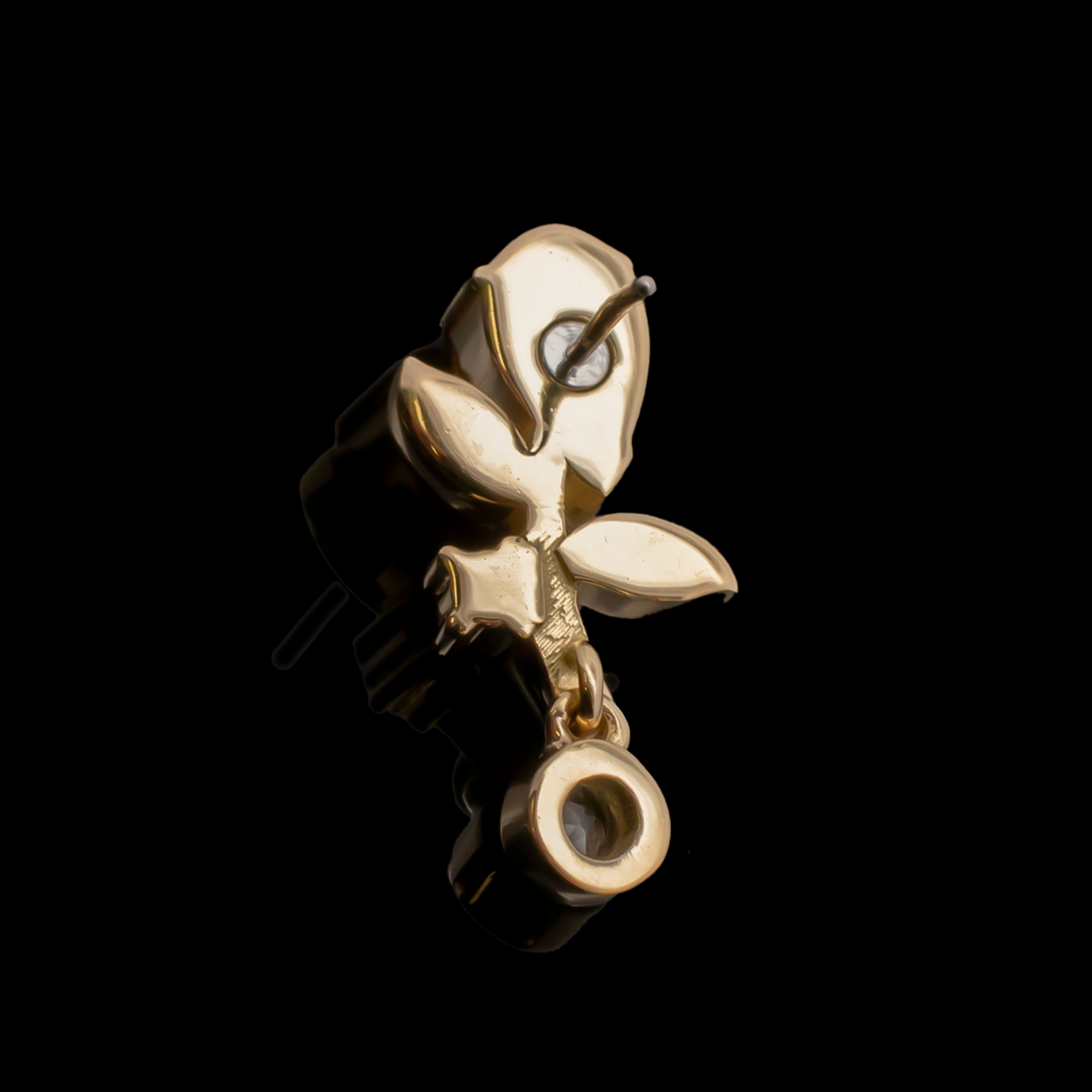 Hazel - 18kt Gold Threadless End