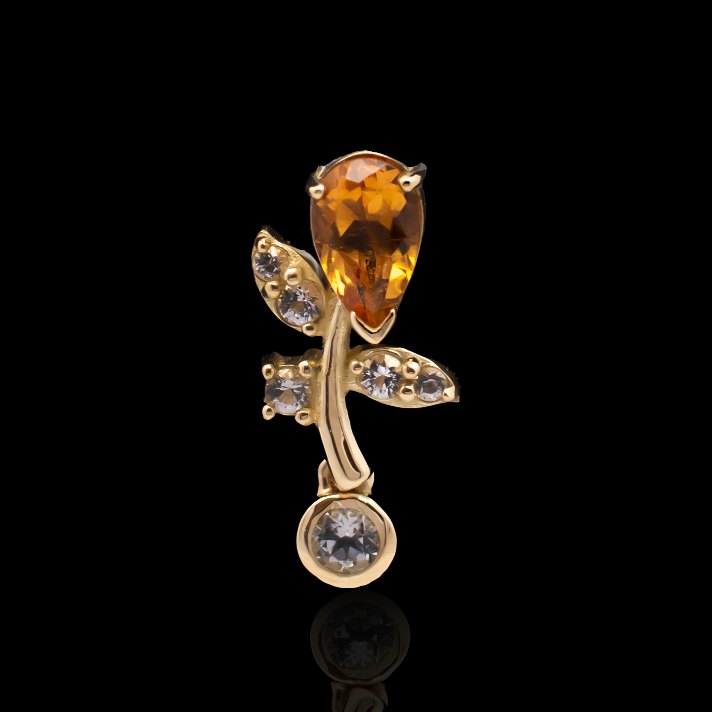 Hazel - 18kt Gold Threadless End