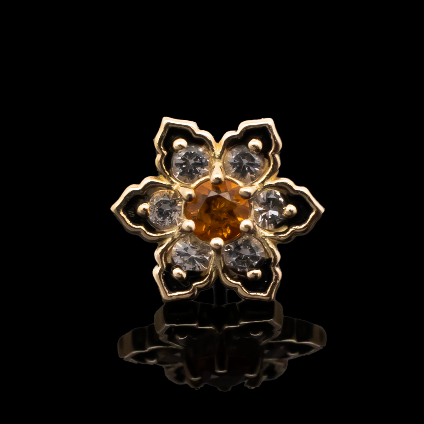 Lily - 18kt Gold Threadless End
