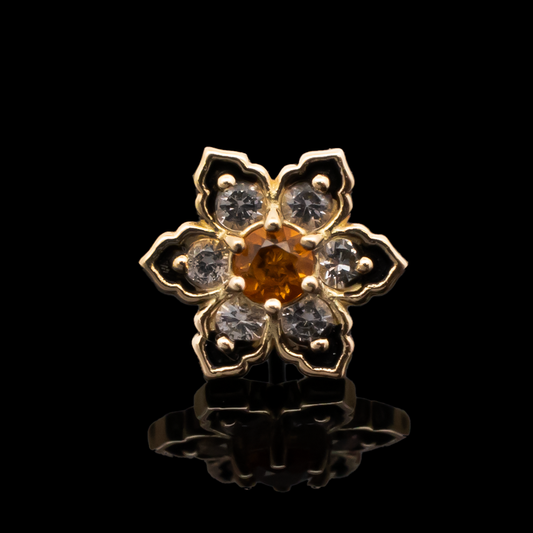 Lily - 18kt Gold Threadless End