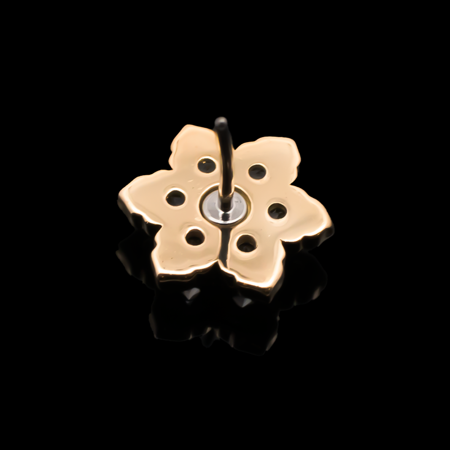 Lily - 18kt Gold Threadless End
