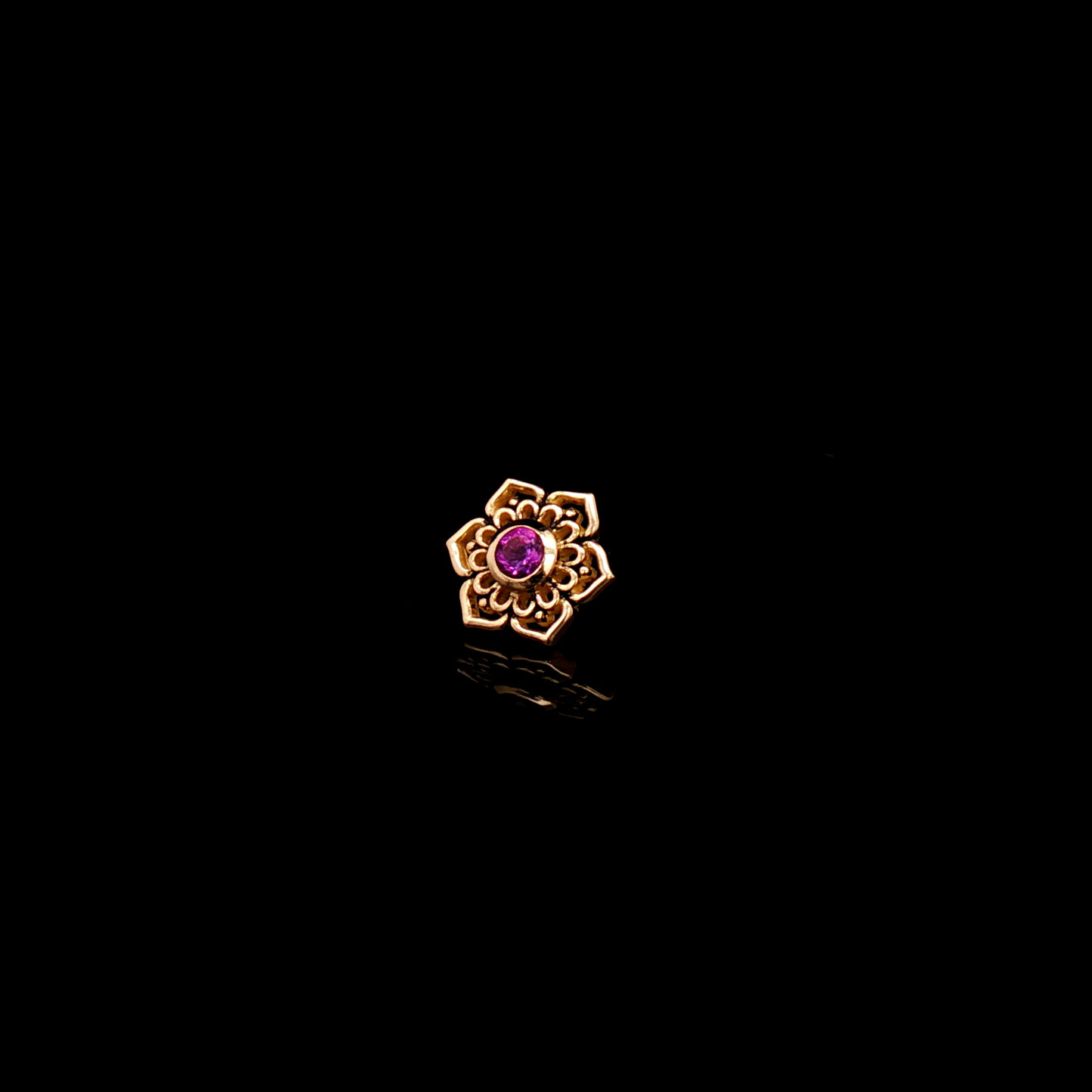 Aurora - 18kt Gold Threadless End
