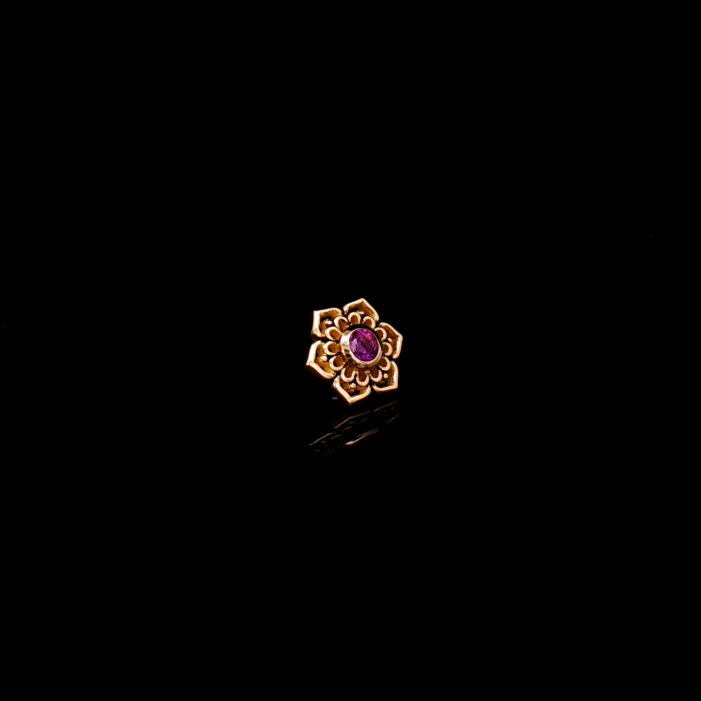 Aurora - 18kt Gold Threadless End