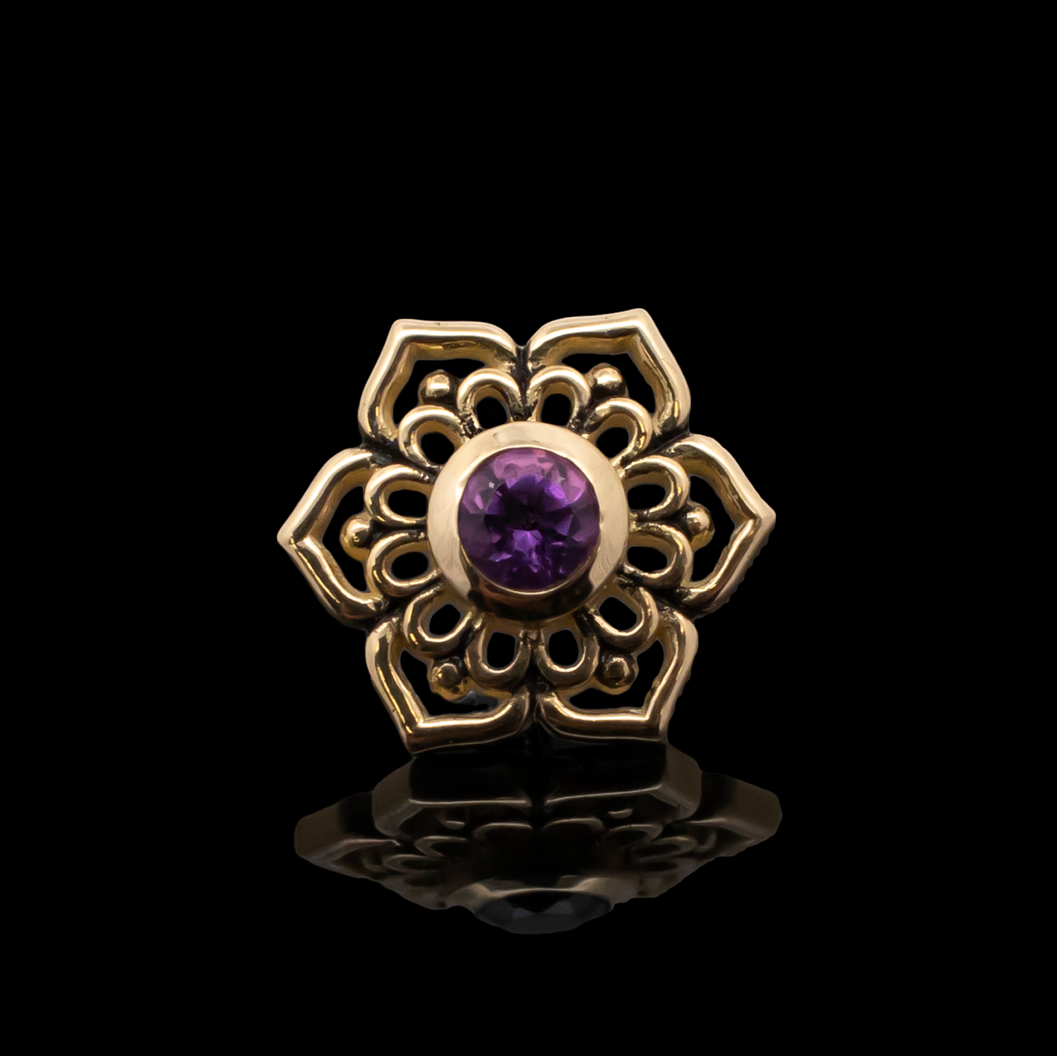 Aurora - 18kt Gold Threadless End