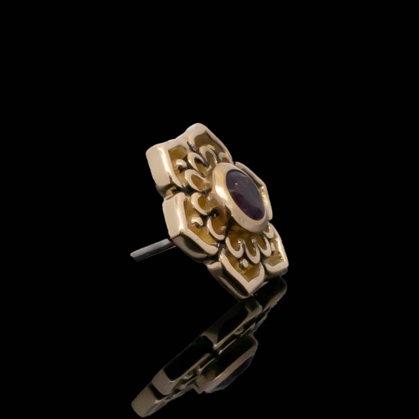 Aurora - 18kt Gold Threadless End