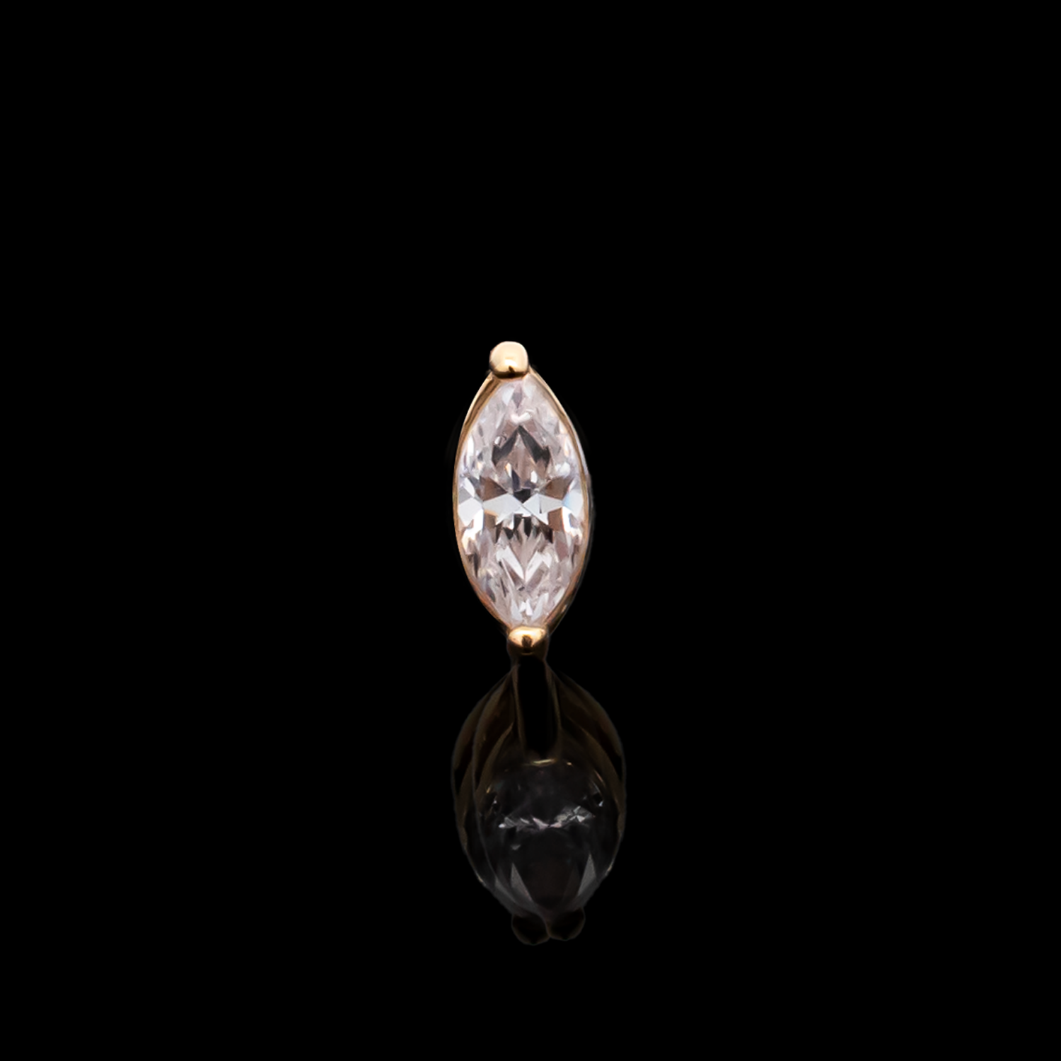 Aurum - 18kt Gold Threadless End