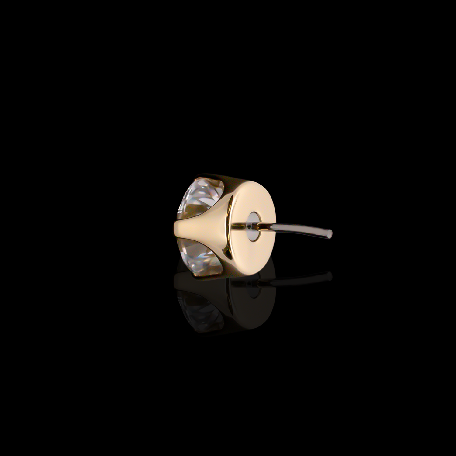 Juliette - 18kt Gold Threadless End