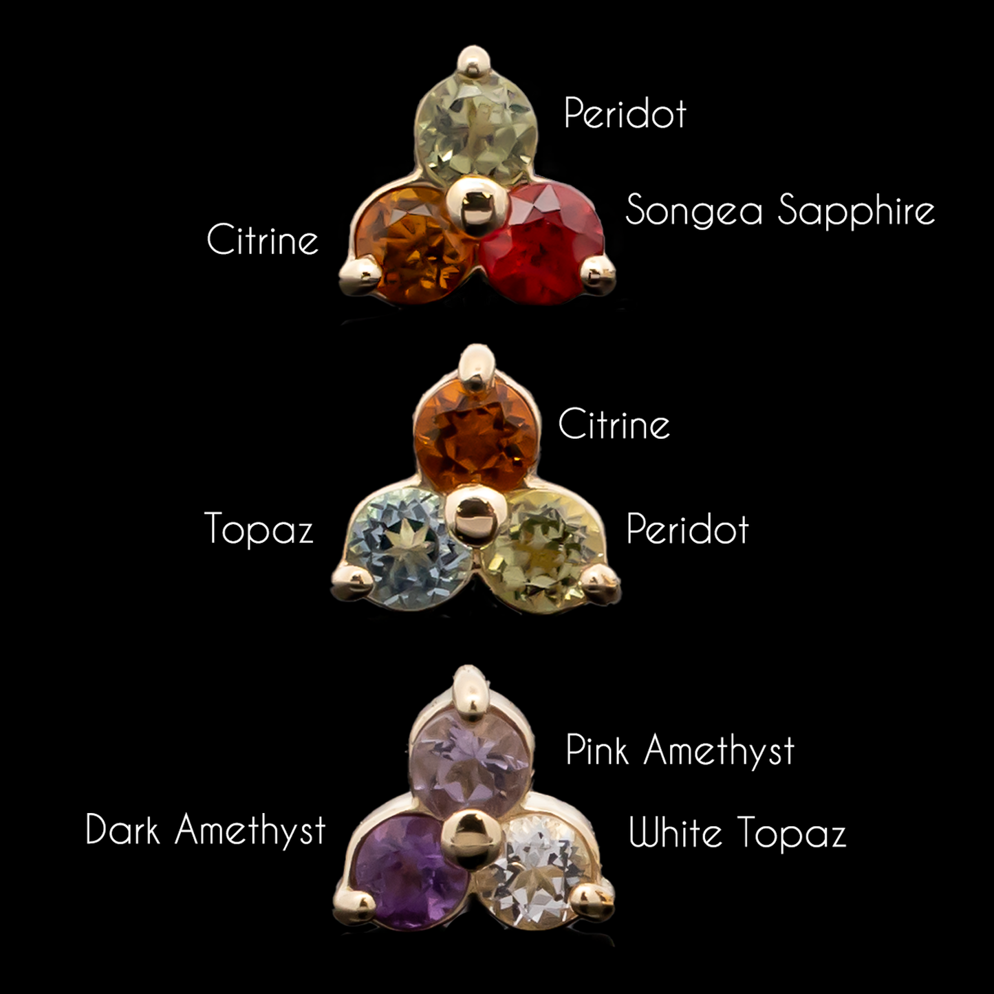 Eleanor - 18kt Gold Threadless End