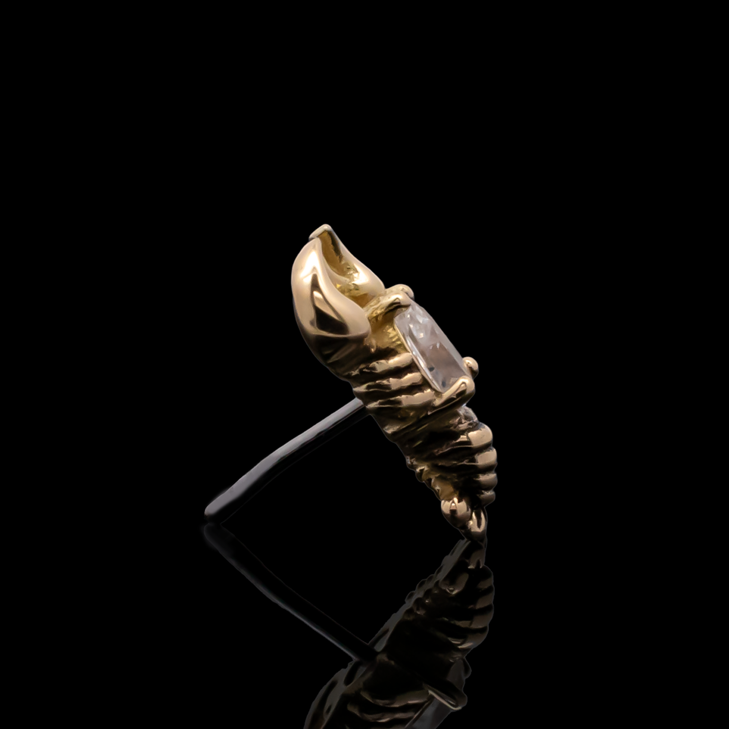 Maritide - 18kt Gold Threadless End