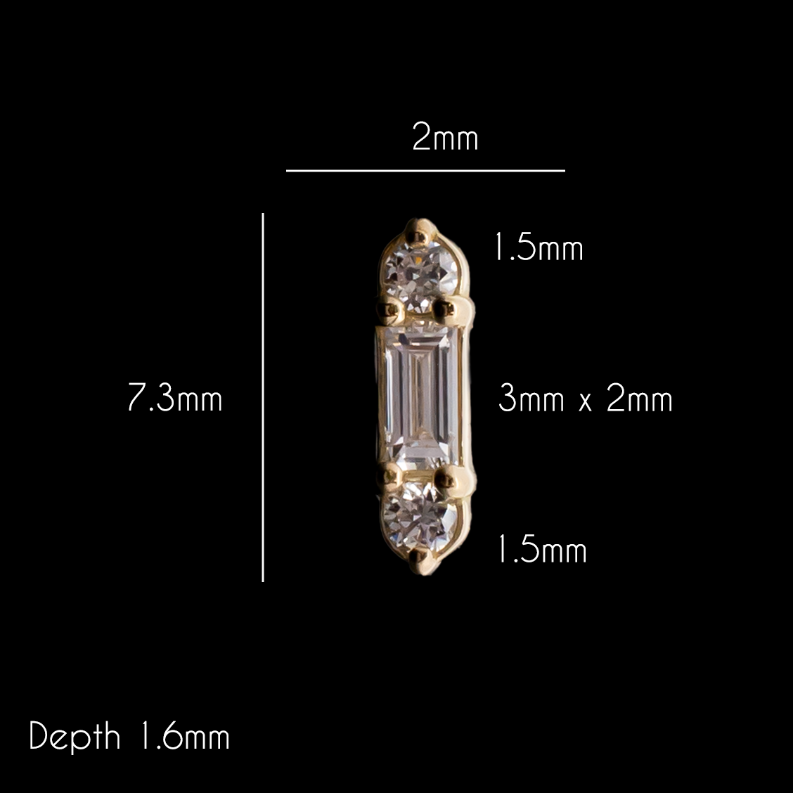 Briar - 18kt Gold Threadless End
