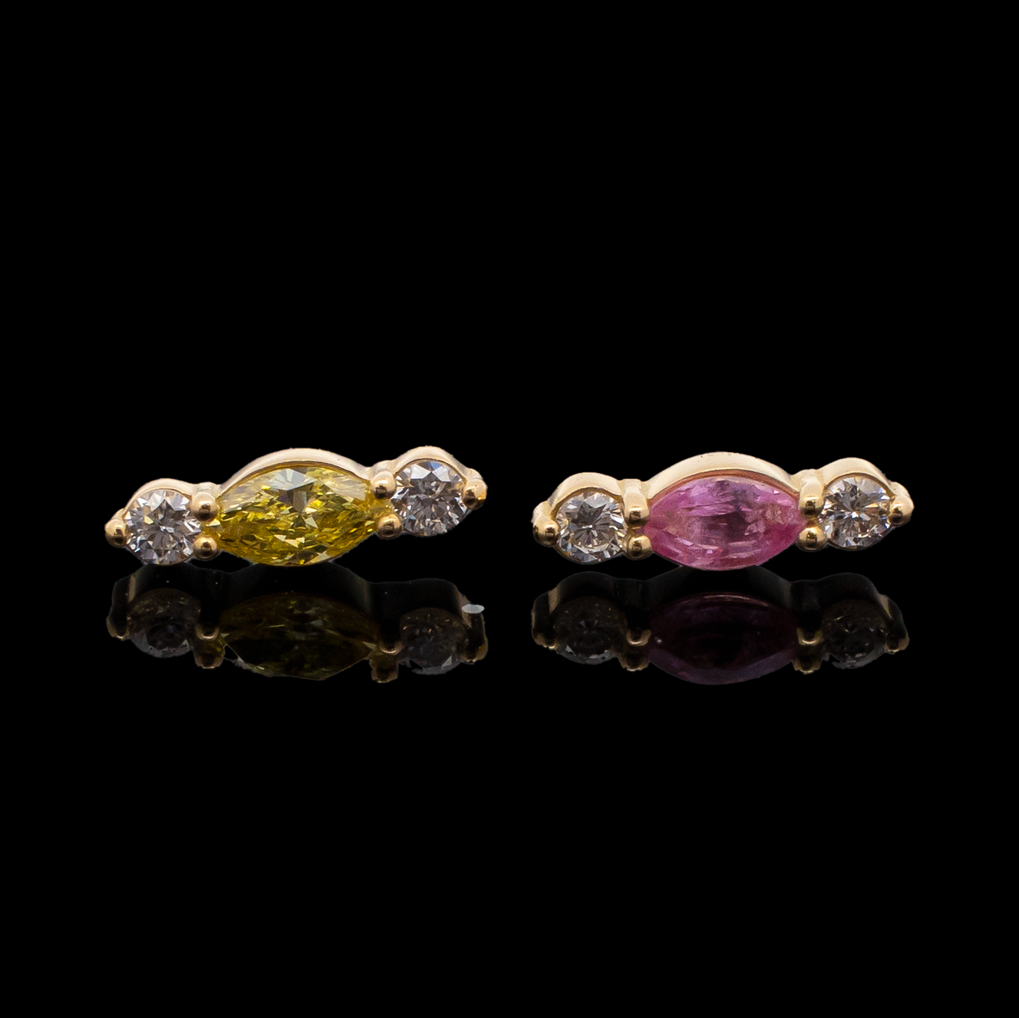 Brielle - 18kt Gold Threadless End