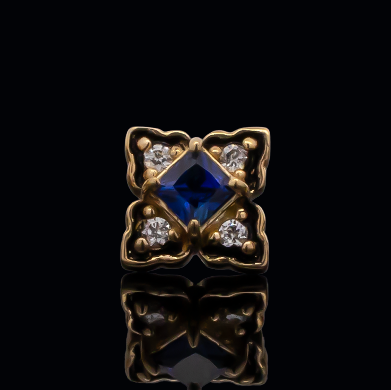 Asher - 18kt Gold Threadless End