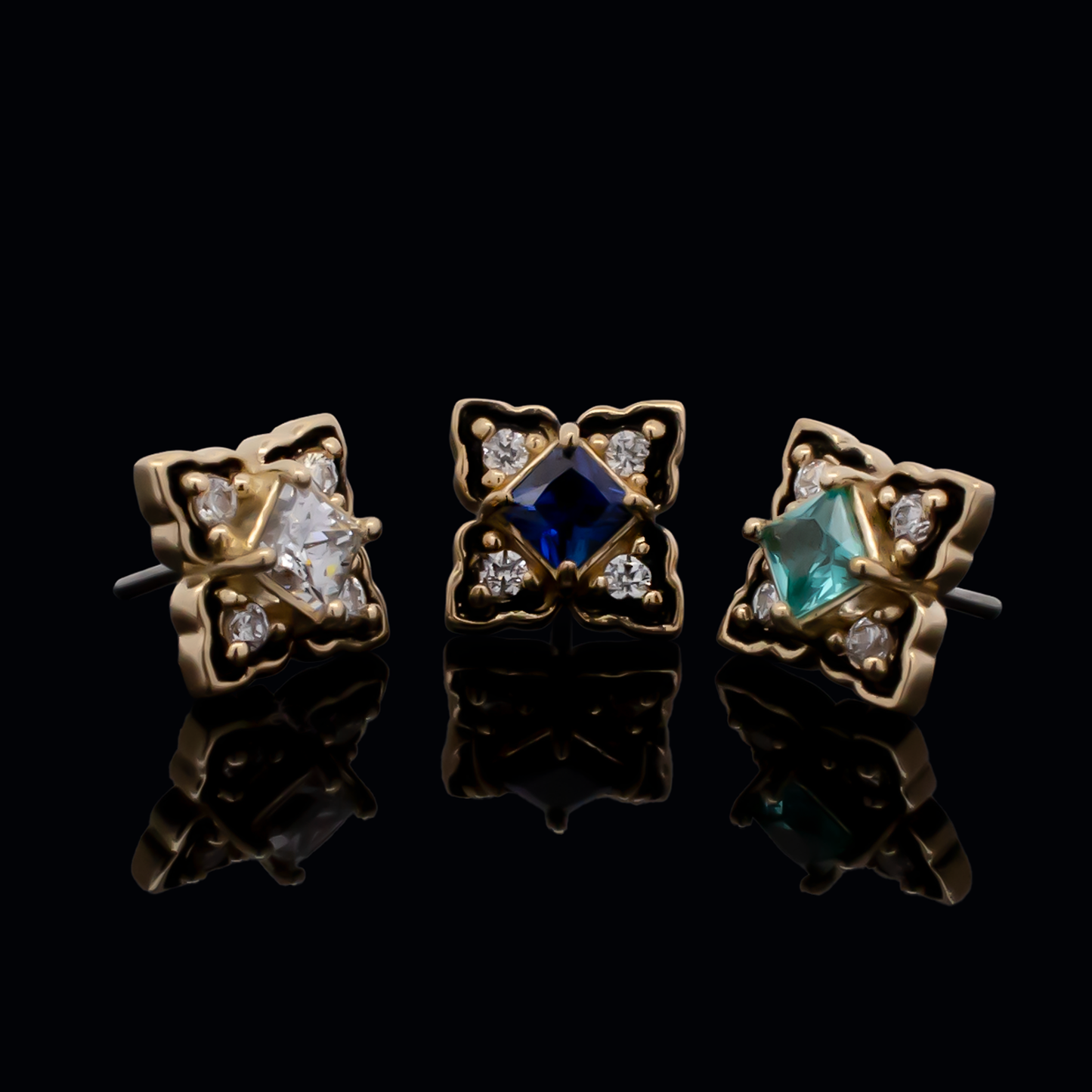 Asher - 18kt Gold Threadless End