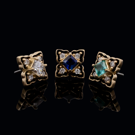 Asher - 18kt Gold Threadless End