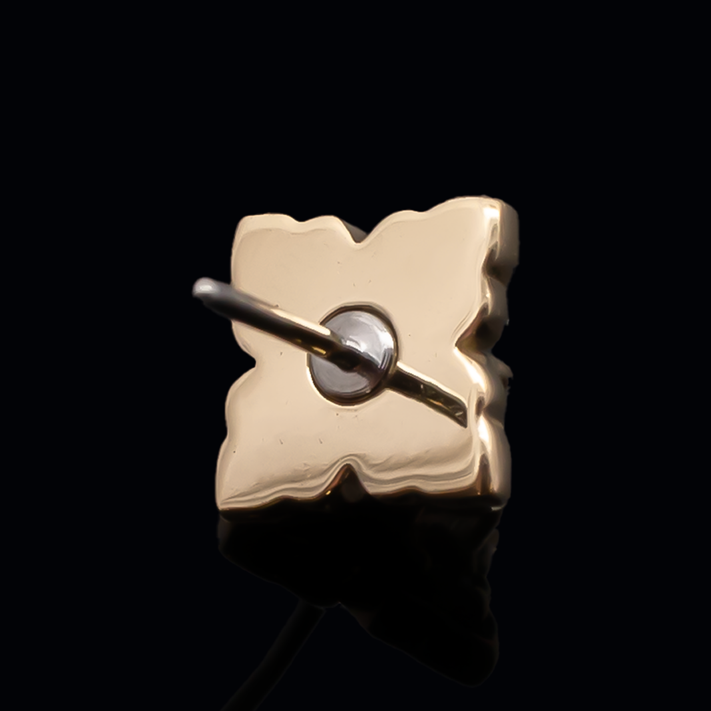 Asher - 18kt Gold Threadless End