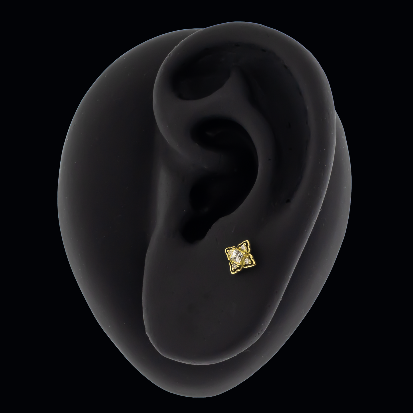Asher - 18kt Gold Threadless End