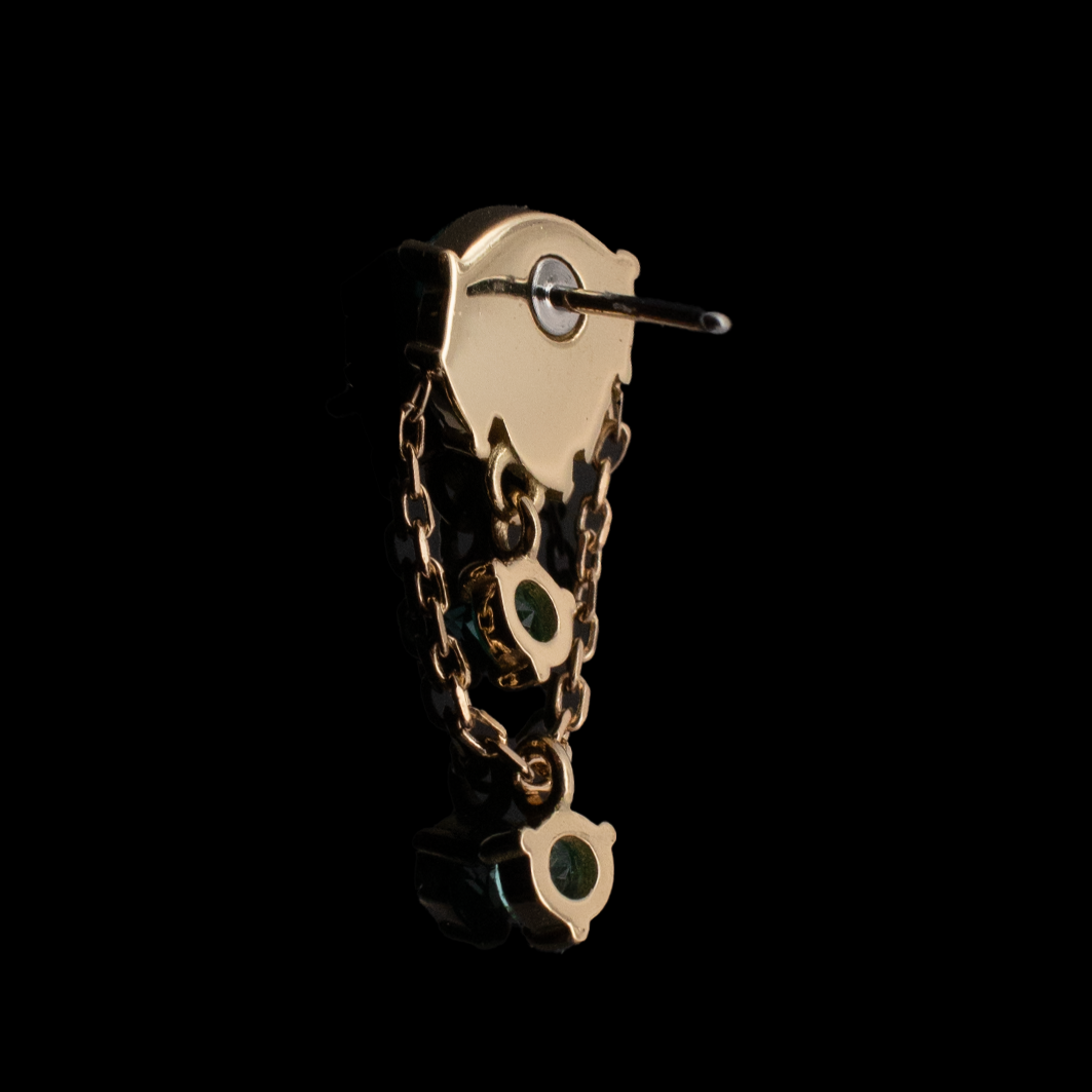 Atlas - 18kt Gold Threadless End