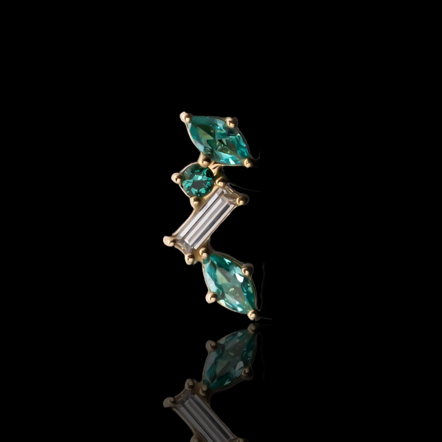 Ivy - 18kt Gold Threadless End