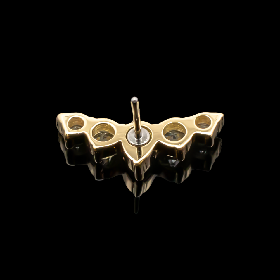 Levi - 18kt Gold Threadless End