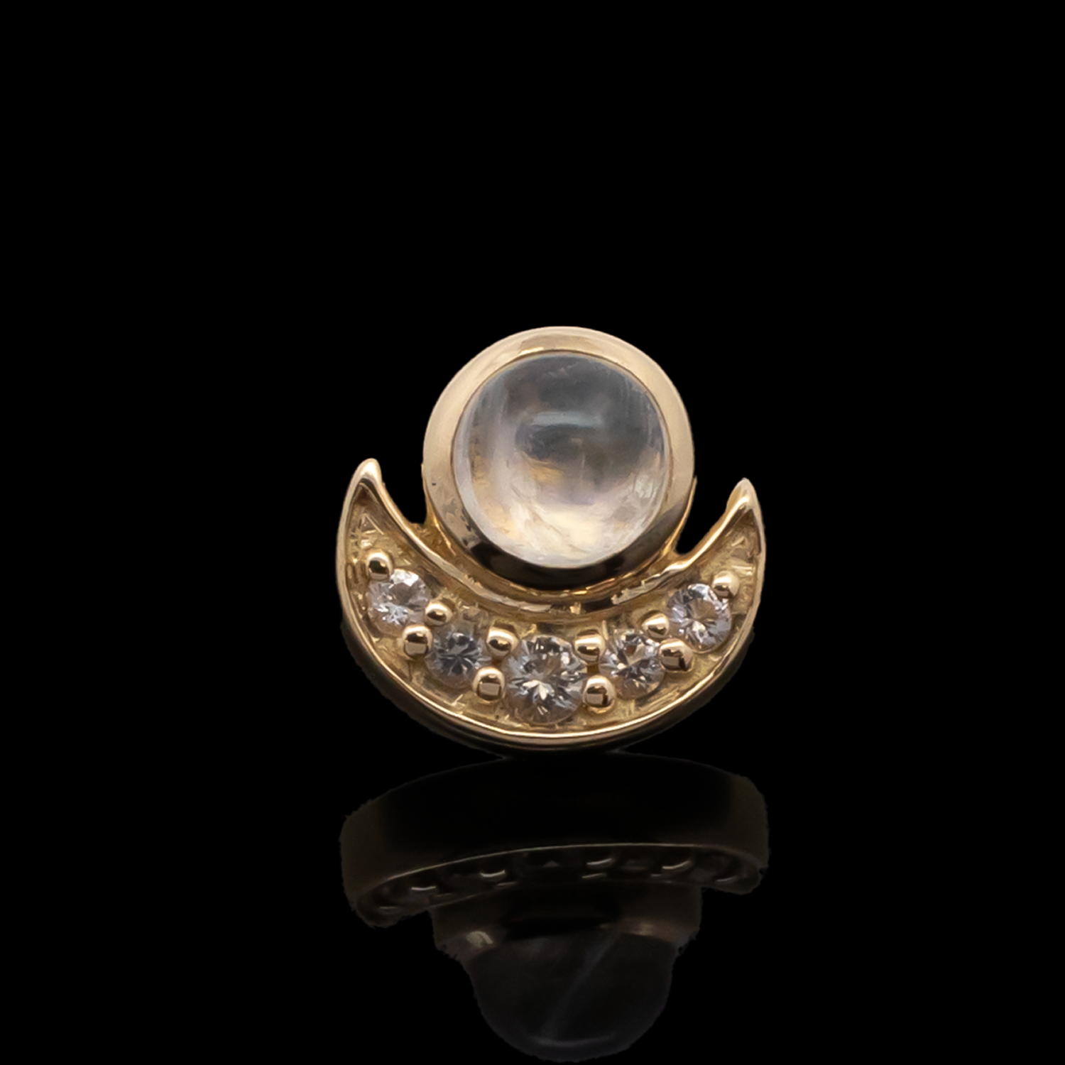 Sage - 18kt Gold Threadless End