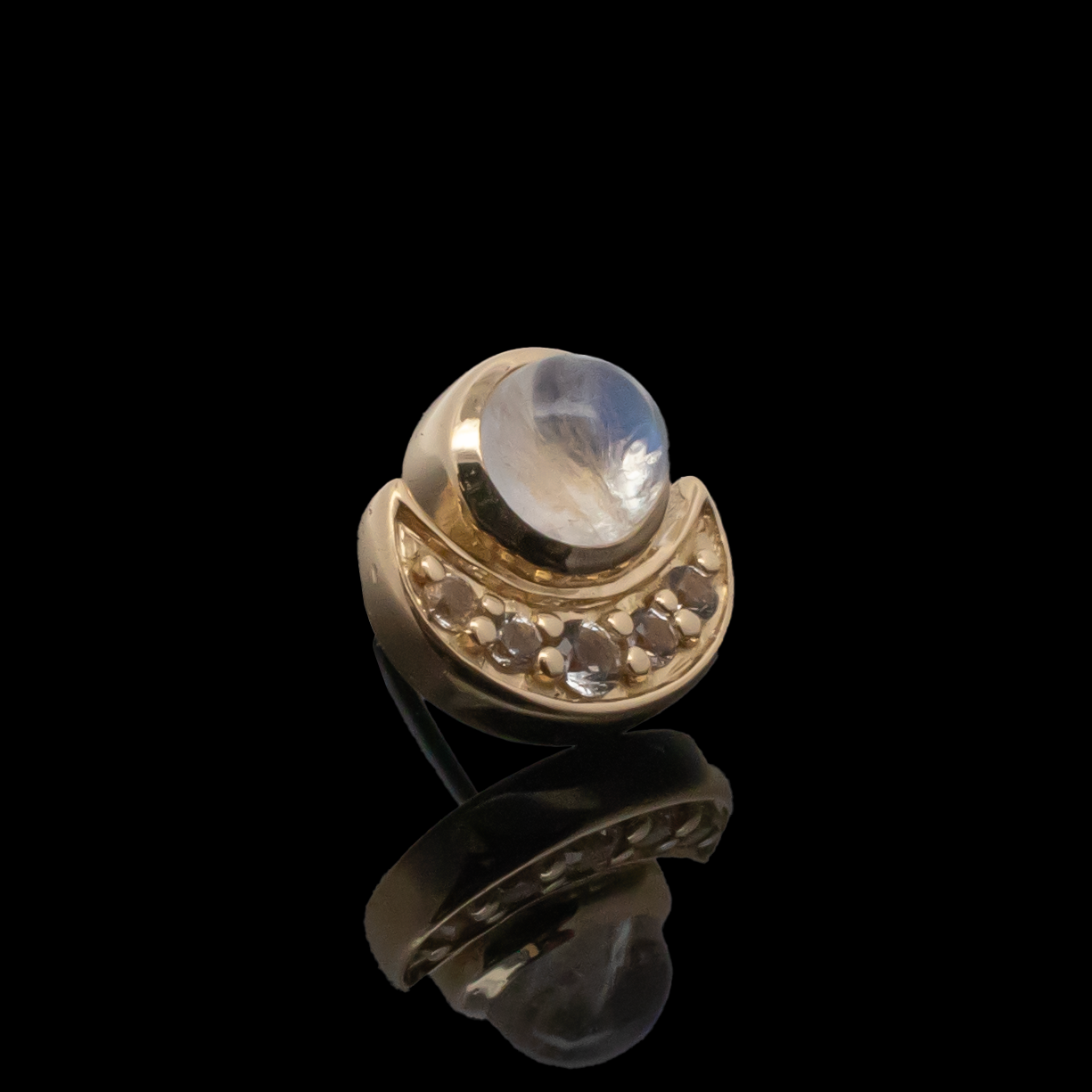 Sage - 18kt Gold Threadless End