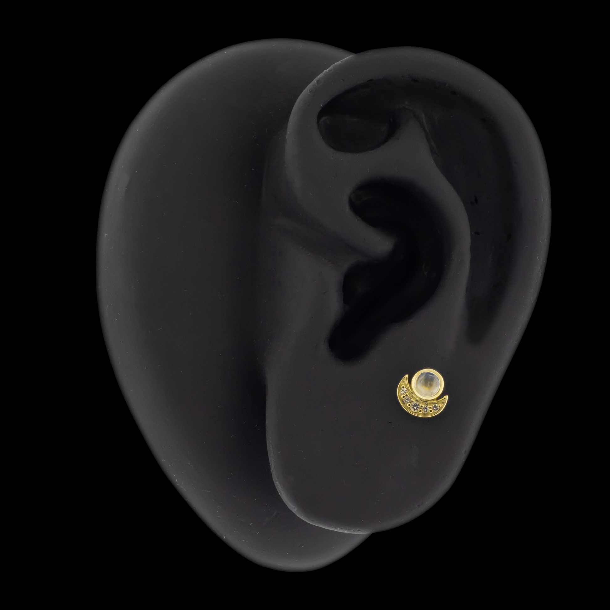Sage - 18kt Gold Threadless End