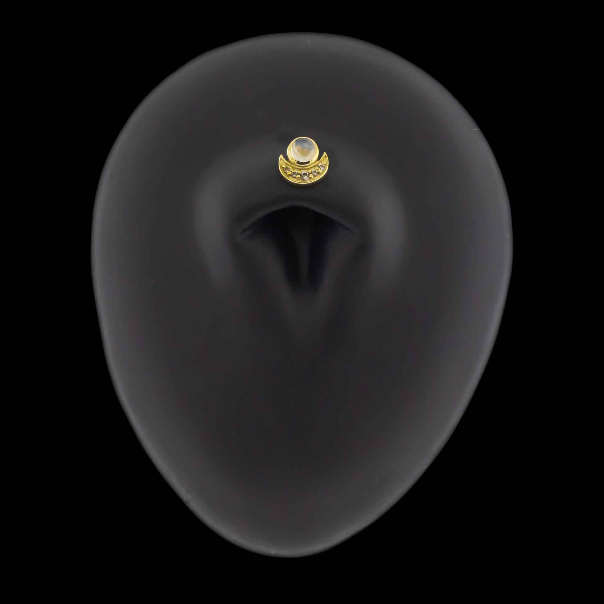 Sage - 18kt Gold Threadless End