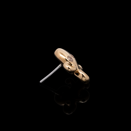 Nautira - 18kt Gold Threadless End