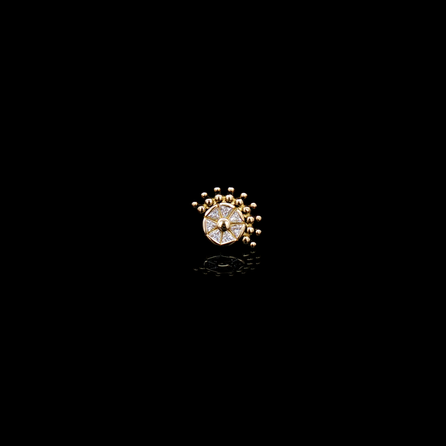 Skylar - 18kt Gold Threadless End